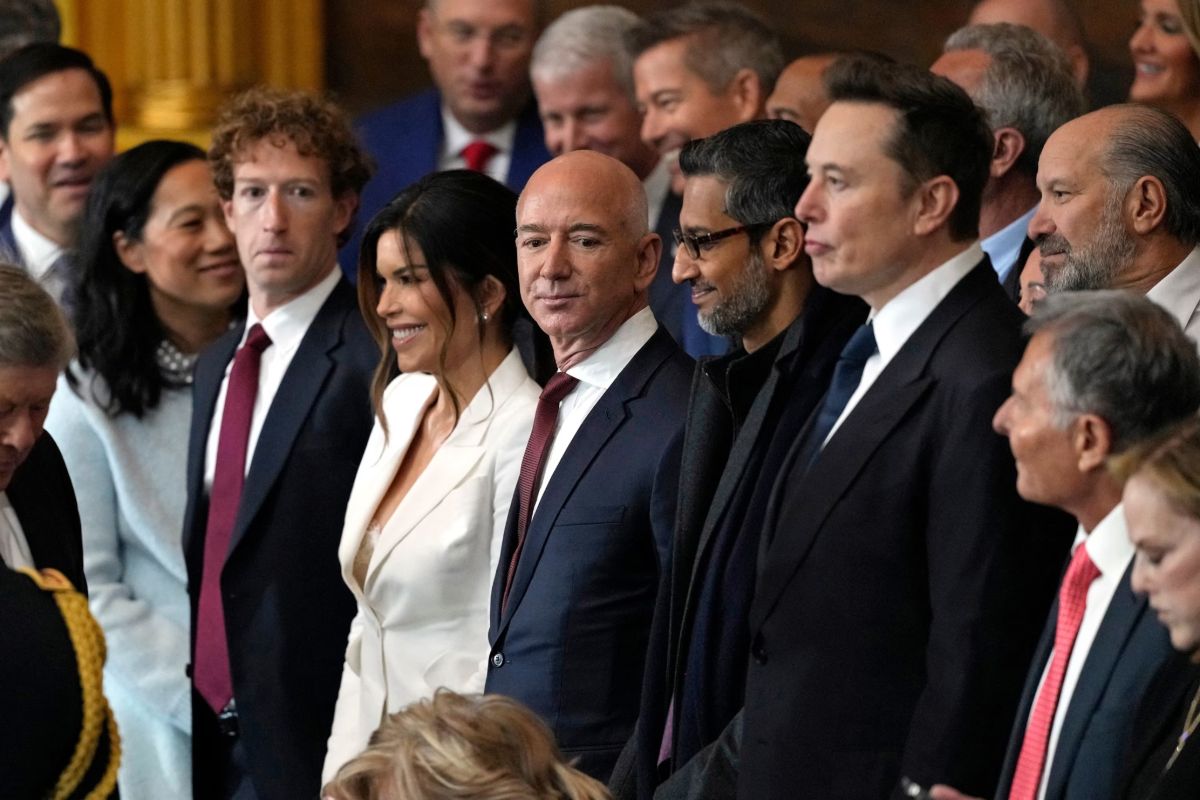 'Tech CEO's at Trump's inauguration'