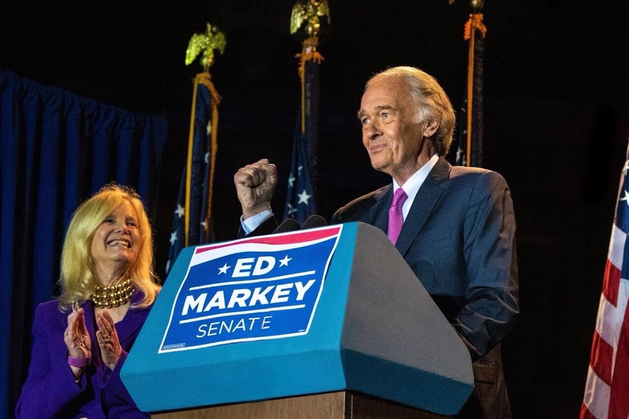 'Ed Markey giving a speech'