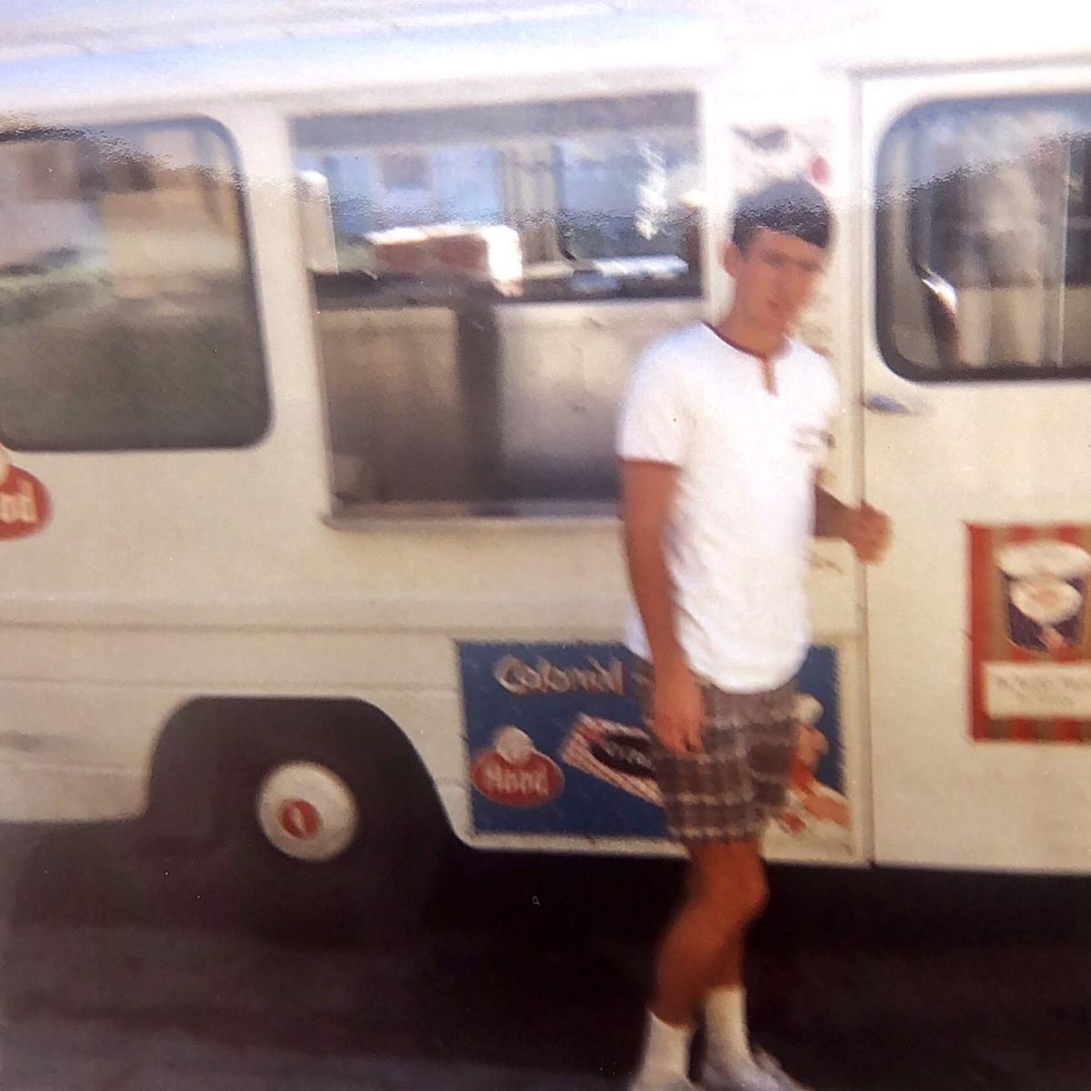 'Young Ed Markey and his ice cream truck.'