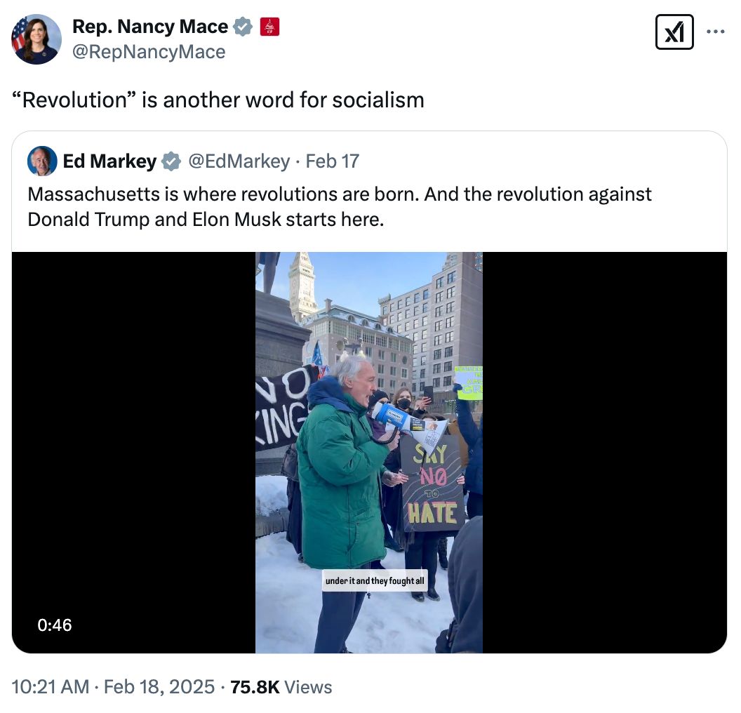 'Tweet from Nancy Mace'