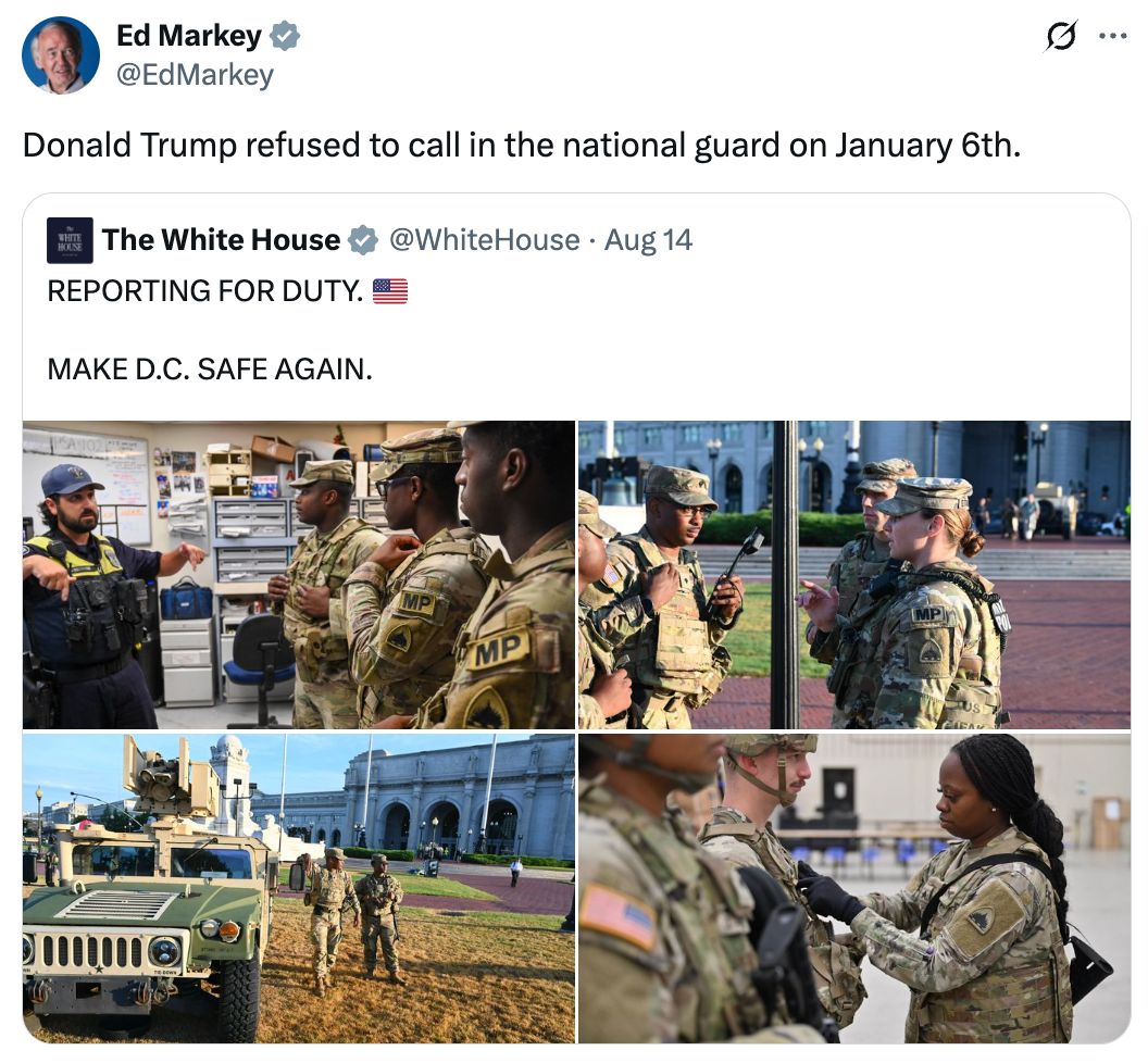 'Tweet from Ed Markey'