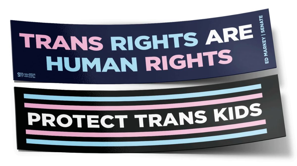 'Trans Rights stickers'