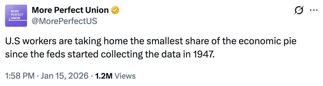 'Tweet from More Perfect Union'